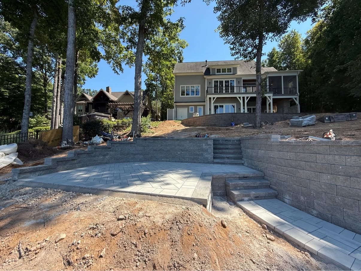 Terraced Patio & Walls